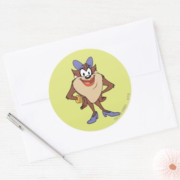 She-Devil_in_Color_Classic_Round_Sticker_3 She Devil In Color Classic Round Sticker