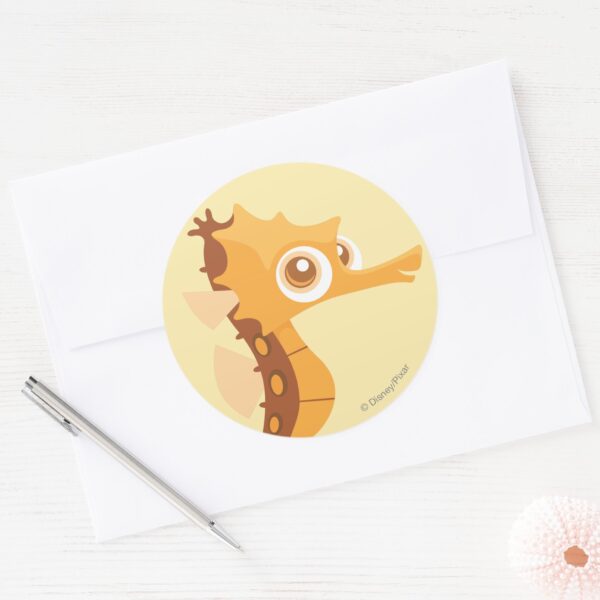 Sheldon_1_classic_round_sticker_3 Sheldon 1 Classic Round Sticker