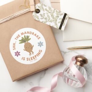 Shh. The Mandrake Is Sleeping Classic Round Sticker