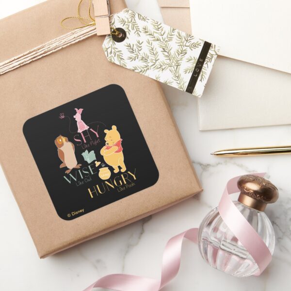 Shy_Like_Piglet,_Wise_Like_Owl,_Hungry_Like_Pooh_Square_Sticker_5 Shy Like Piglet Wise Like Owl Hungry Like Pooh Square Sticker