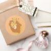 Simba Climbing Mufasa Classic Round Sticker