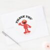 Simple_Elmo_1st_Birthday_Thank_You_Classic_Round_Sticker_3 Simple Elmo 1st Birthday Thank You Classic Round Sticker