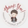 Simple_Harry_Potter_Baby_Shower_Classic_Round_Sticker_1 Simple Harry Potter Baby Shower Classic Round Sticker