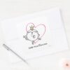 Simple_Little_Miss_Princess___Pink_Heart_Square_Sticker_3 Simple Little Miss Princess Pink Heart Square Sticker