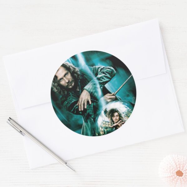 Sirius_Black_and_Bellatrix_Lestrange_Classic_Round_Sticker_3 Sirius Black And Bellatrix Lestrange Classic Round Sticker