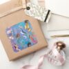 Sisters Of The Sea Ocean Pattern Square Sticker