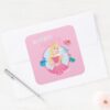 Sleeping_Beauty_With_Fairy_Godmothers_Square_Sticker_3 Sleeping Beauty With Fairy Godmothers Square Sticker