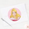 Sleeping_Beauty___Princesses_Rule!_Classic_Round_Sticker_3 Sleeping Beauty Princesses Rule Classic Round Sticker
