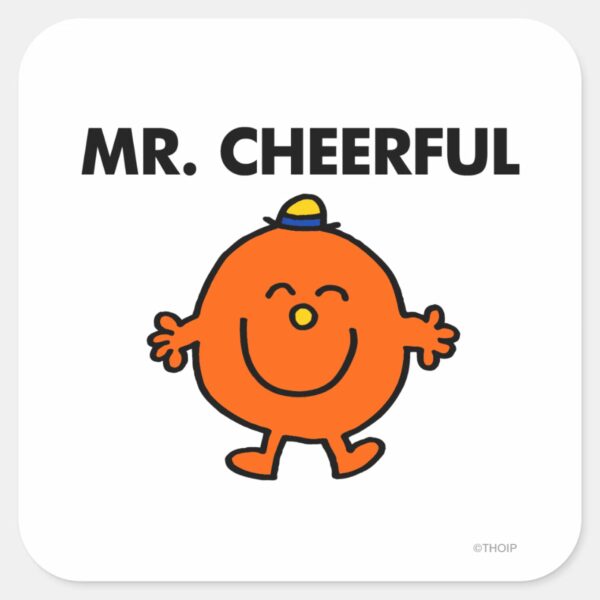 Smiling_Mr._Cheerful_Square_Sticker_1 Smiling Mr. Cheerful Square Sticker