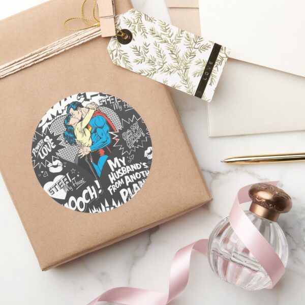 Smooch,_Smack_-_Collage_Classic_Round_Sticker_5 Smooch Smack Collage Classic Round Sticker