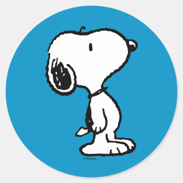Snoopy_Classic_Comics_Classic_Round_Sticker_1 Snoopy Classic Comics Classic Round Sticker