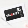 Snoopy_Japanese_Typography_Graphic_Rectangular_Sticker_3 Snoopy Japanese Typography Graphic Rectangular Sticker