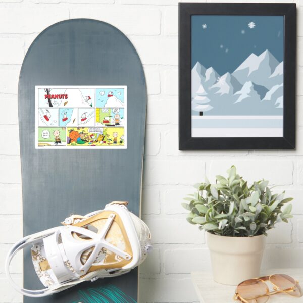 Snoopy_Sled_Riding_Food_Dish_Sticker_7 Snoopy Sled Riding Food Dish Sticker