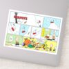 Snoopy_Sled_Riding_Food_Dish_Sticker_9 Snoopy Sled Riding Food Dish Sticker