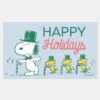 Snoopy_Top_Hat_Peppermint_Candy_Rectangular_Sticker_1 Snoopy Top Hat Peppermint Candy Rectangular Sticker