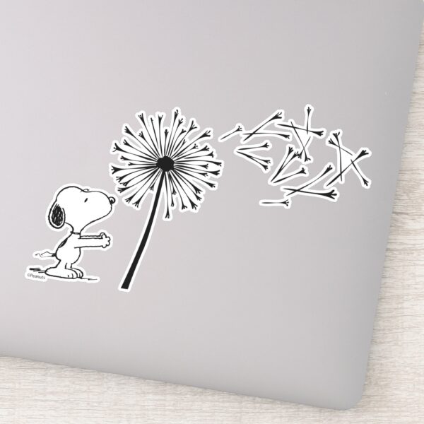 Snoopy_With_Dandelion_Sticker_9 Snoopy With Dandelion Sticker
