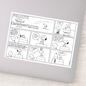 Snoopy Charlie Brown English Muffin Sticker