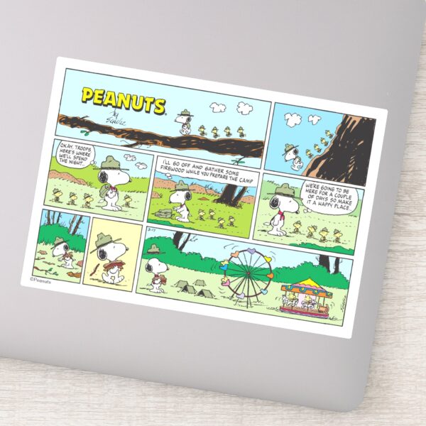 Snoopy_&_Friends___Go_Camping_Sticker_9 Snoopy Friends Go Camping Sticker