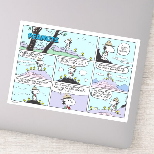 Snoopy_&_Friends___Go_Hiking_Sticker_9 Snoopy Friends Go Hiking Sticker