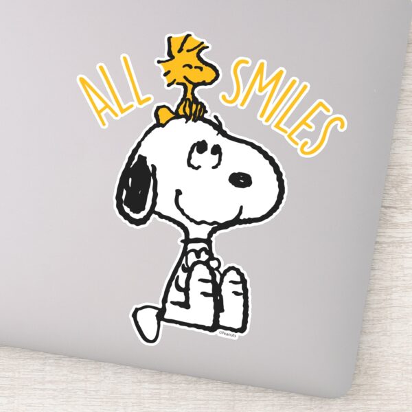 Snoopy_&_Woodstock_-_All_Smiles_Sticker_9 Snoopy Woodstock All Smiles Sticker