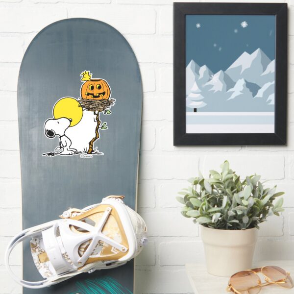 Snoopy_&_Woodstock_Nest_With_Jack_O'_Lantern_Sticker_7 Snoopy Woodstock Nest With Jack O Lantern Sticker