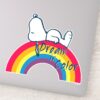 Snoopy___Dream_in_Color_Rainbow_Sticker_9 Snoopy Dream In Color Rainbow Sticker