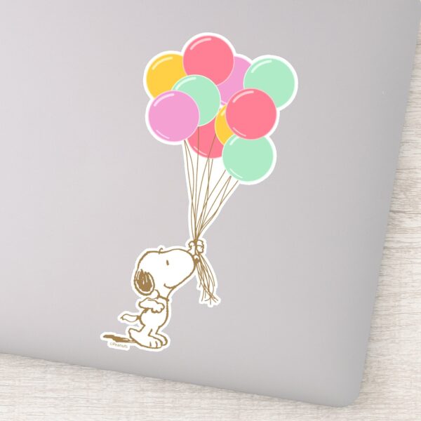 Snoopy_and_Balloons_Sticker_9 Snoopy And Balloons Sticker