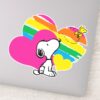 Snoopy_and_Woodstock___Rainbow_Hearts_Sticker_9 Snoopy And Woodstock Rainbow Hearts Sticker