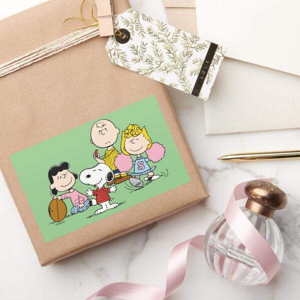 Snoopy_and_the_Gang_Play_Football_Rectangular_Sticker_5 Snoopy And The Gang Play Football Rectangular Sticker