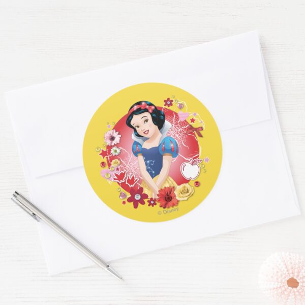 Snow_White_-_Fairest_In_The_Land_Classic_Round_Sticker_3 Snow White Fairest In The Land Classic Round Sticker