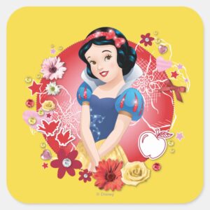 Snow White Fairest In The Land Square Sticker