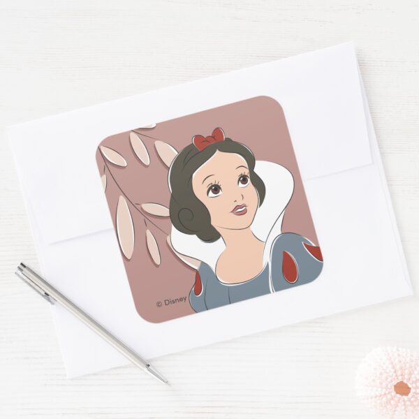 Snow_White_Captured_Moment_Square_Sticker_3 Snow White Captured Moment Square Sticker