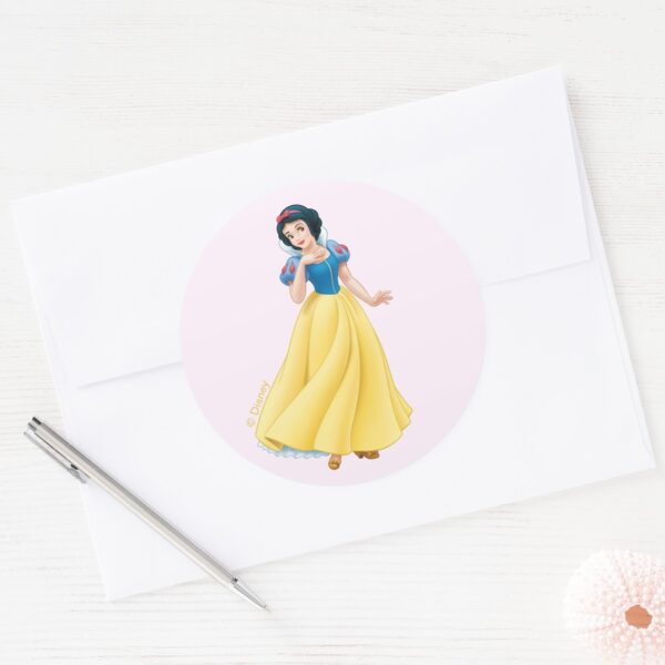 Snow_White_Classic_Round_Sticker_3 Snow White Classic Round Sticker