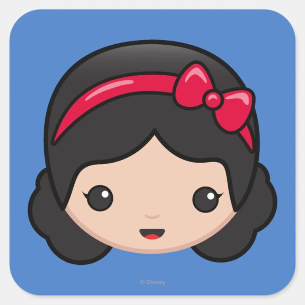 Snow_White_Emoji_Square_Sticker_1 Snow White Emoji Square Sticker