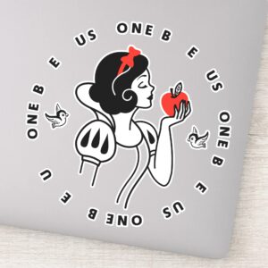 Snow_White_Outline_Graphic__Just_One_Bite__Sticker_1 Snow White Outline Graphic Just One Bite Sticker