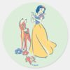 Snow_White_&_Dopey_with_Friends_Classic_Round_Sticker_1 Snow White Dopey With Friends Classic Round Sticker
