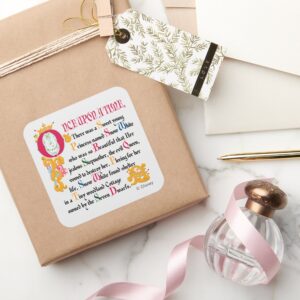 Snow White Once Upon A Time Square Sticker