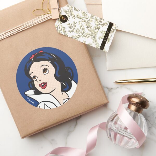 Snow_White___One_Bite_Classic_Round_Sticker_5 Snow White One Bite Classic Round Sticker