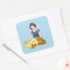Snow_White_and_Animal_Friends_Square_Sticker_3 Snow White And Animal Friends Square Sticker