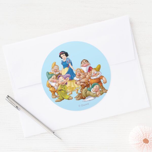 Snow_White_and_the_Seven_Dwarfs_2_Classic_Round_Sticker_3 Snow White And The Seven Dwarfs 2 Classic Round Sticker