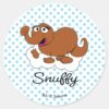 Snuffleupagus_Doodley_Graphic_Classic_Round_Sticker_1 Snuffleupagus Doodley Graphic Classic Round Sticker