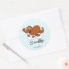 Snuffleupagus_Doodley_Graphic_Classic_Round_Sticker_3 Snuffleupagus Doodley Graphic Classic Round Sticker