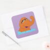 Snuffleupagus_Relaxed_Square_Sticker_3 Snuffleupagus Relaxed Square Sticker