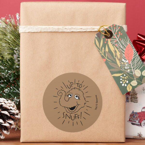 Snuffleupagus_Skate_Logo_-_Up_To_Snuff_Classic_Round_Sticker_5 Snuffleupagus Skate Logo Up To Snuff Classic Round Sticker