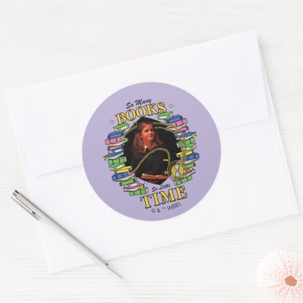 So_Many_Books,_So_Little_Time_Classic_Round_Sticker_3 So Many Books So Little Time Classic Round Sticker
