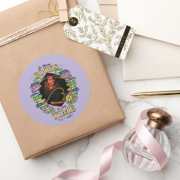 So_Many_Books,_So_Little_Time_Classic_Round_Sticker_5 So Many Books So Little Time Classic Round Sticker