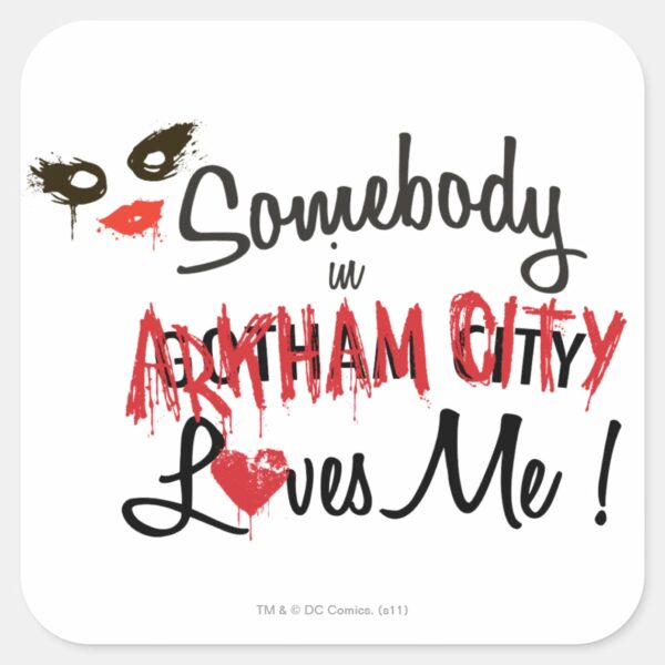 Somebody_in_AC_Loves_Me_Square_Sticker_1 Somebody In AC Loves Me Square Sticker