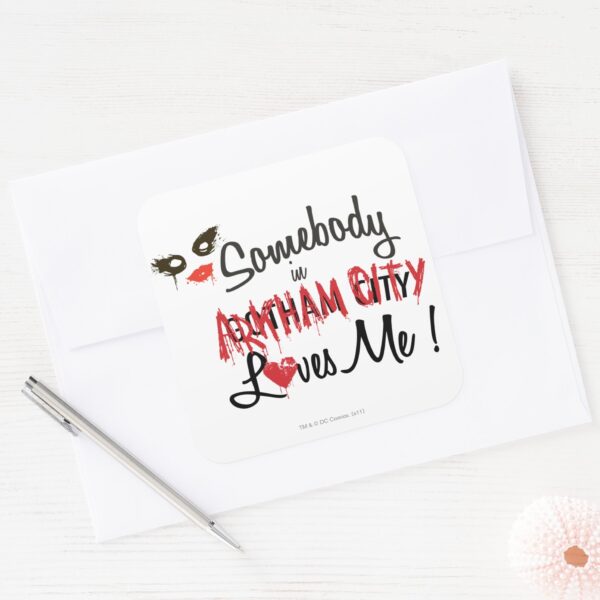 Somebody_in_AC_Loves_Me_Square_Sticker_3 Somebody In AC Loves Me Square Sticker