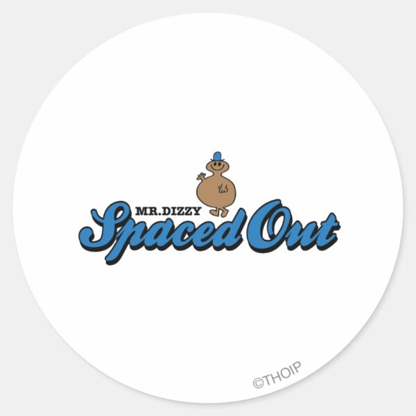 Spaced_Out_Classic_Round_Sticker_1 Spaced Out Classic Round Sticker