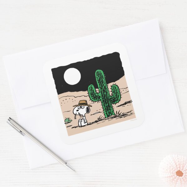 Spike_in_a_Moonlit_Desert_Square_Sticker_3 Spike In A Moonlit Desert Square Sticker